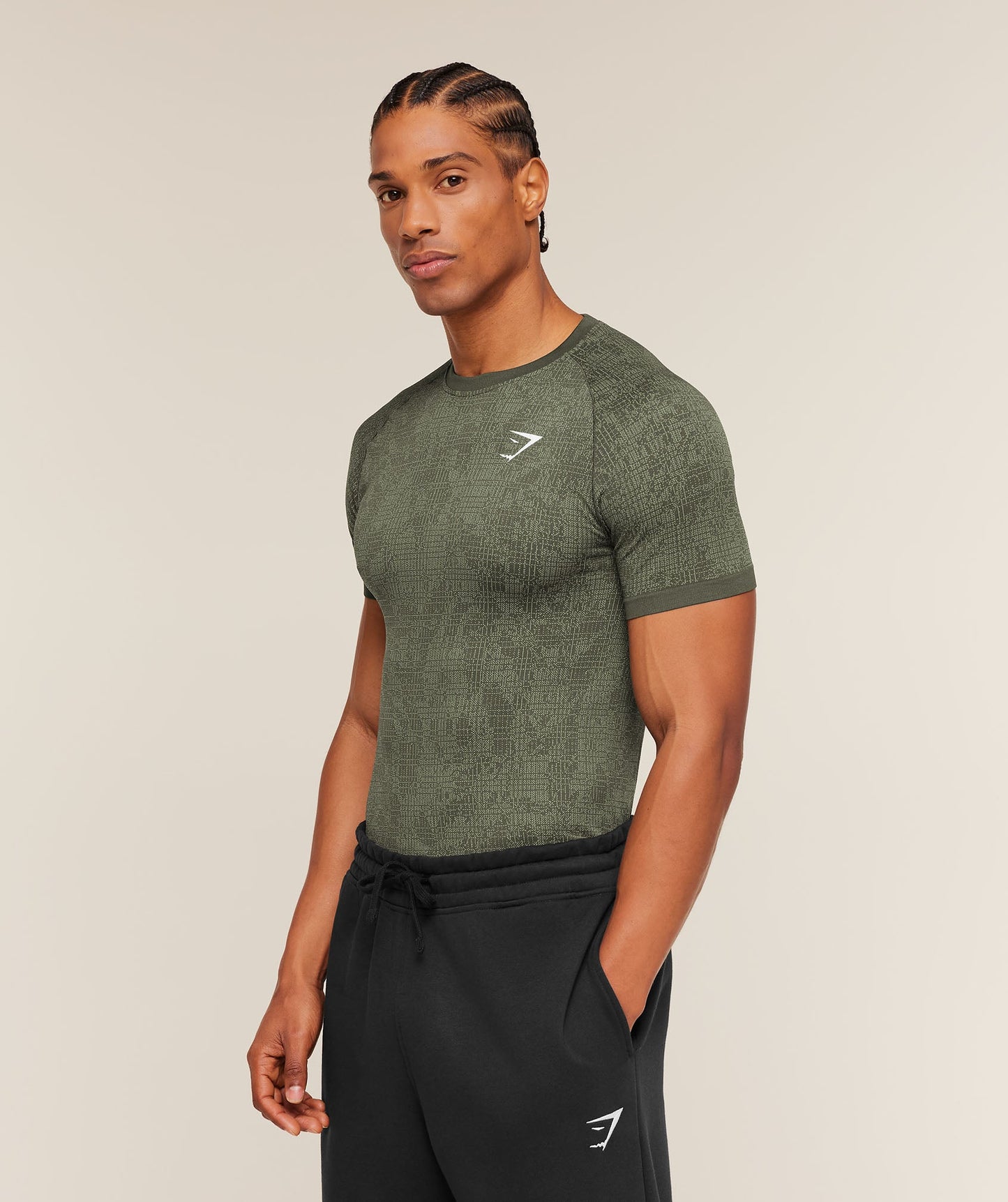 Geo Seamless Grid T-Shirt - US 1606