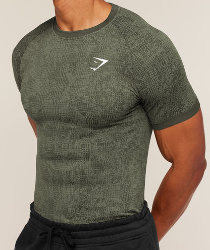 Geo Seamless Grid T-Shirt - US 1606