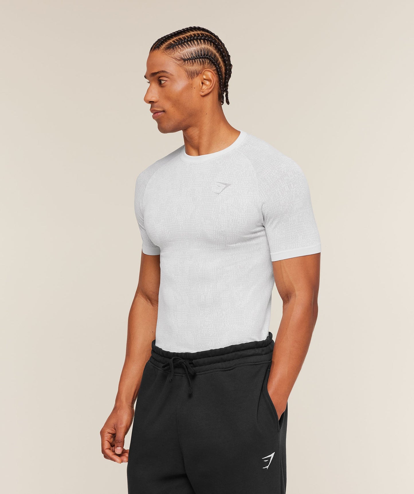 Geo Seamless Grid T-Shirt - US 4478