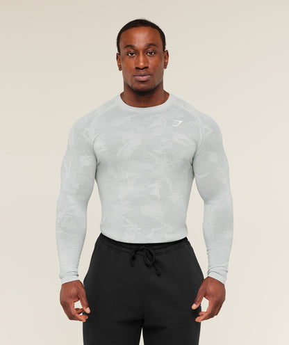 Geo Seamless Long Sleeve T-Shirt - US 3533