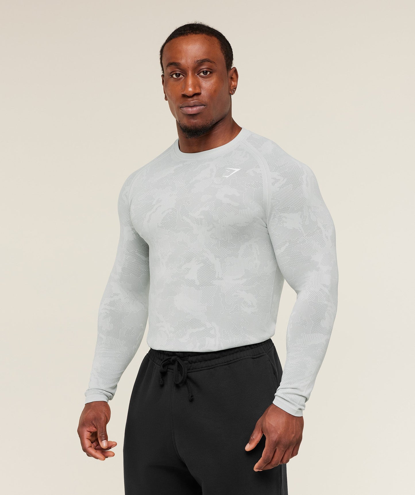 Geo Seamless Long Sleeve T-Shirt - US 0894