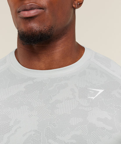 Geo Seamless Long Sleeve T-Shirt - US 0894