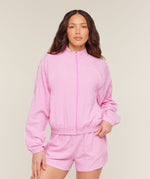 Gingham Track Jacket - US 1364
