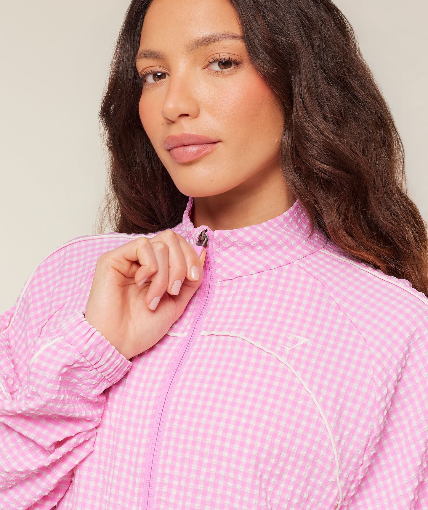 Gingham Track Jacket - US 1364