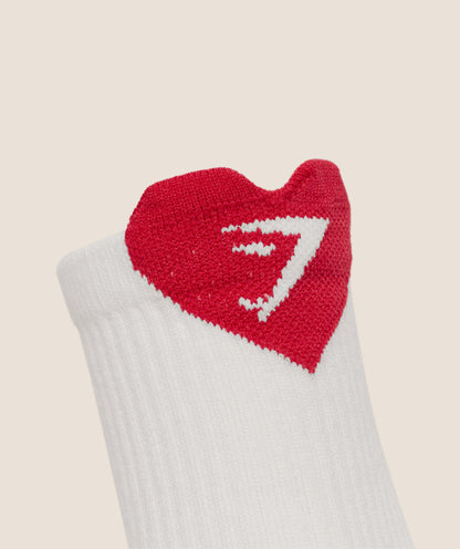 Heart Graphic Midi Socks 3pk - US 0900