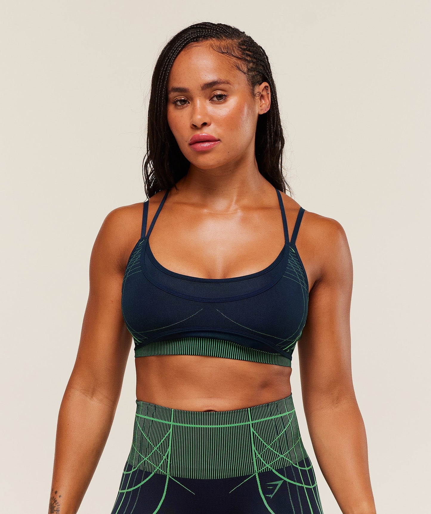 Apex Seamless Strappy Sports Bra - US 2841