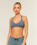 Cotton Blend Racerback Sports Bra - US 7421