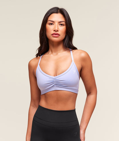 Ruched Strappy Sports Bra - US 3182