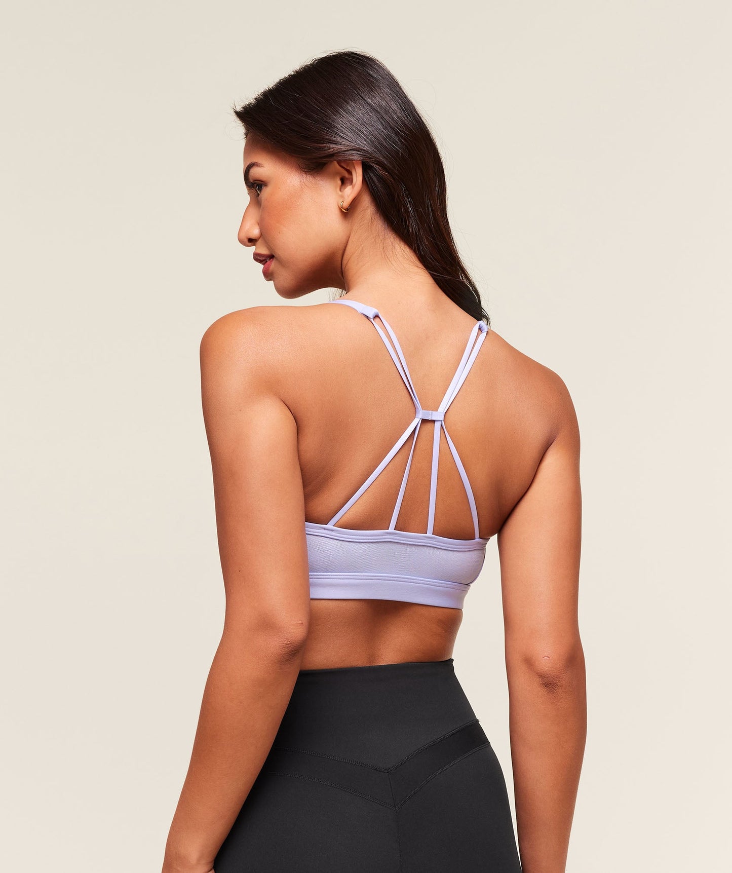Ruched Strappy Sports Bra - US 8118
