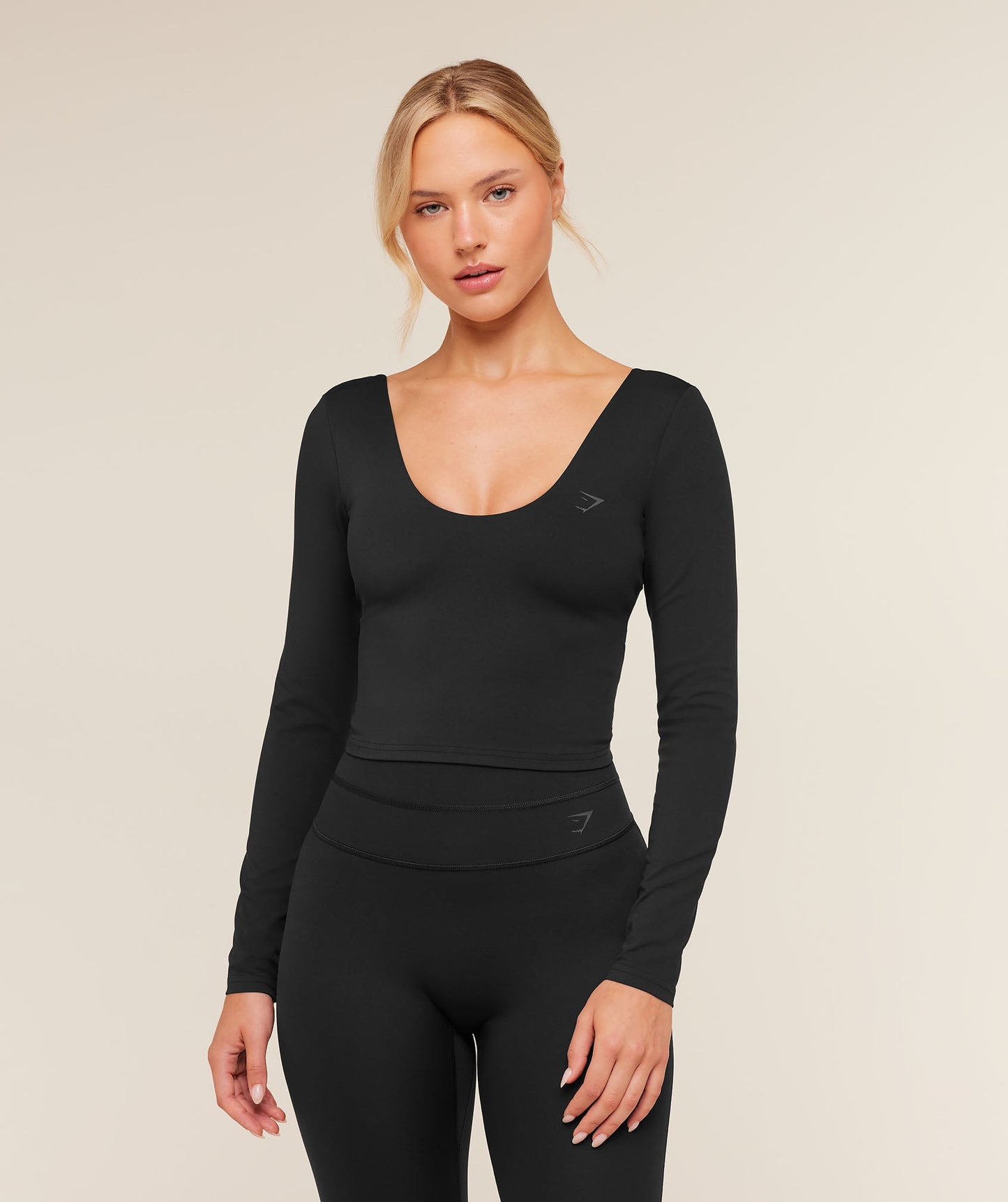 Crossover Back Flared Leggings - US 0681