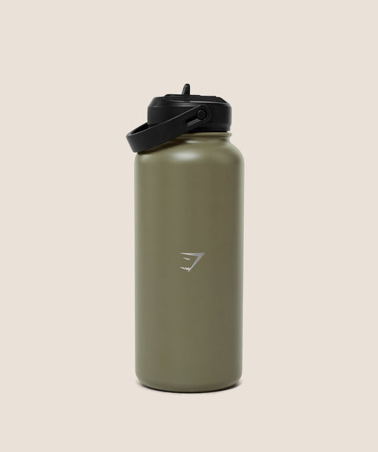 Metal Insulated Straw Bottle 1L - US 1309