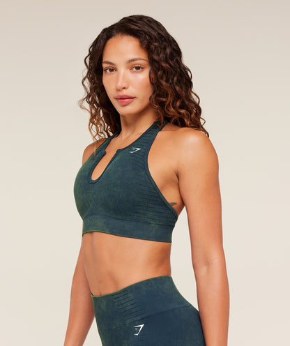 Steel Seamless Halter Neck Bra - US 8969