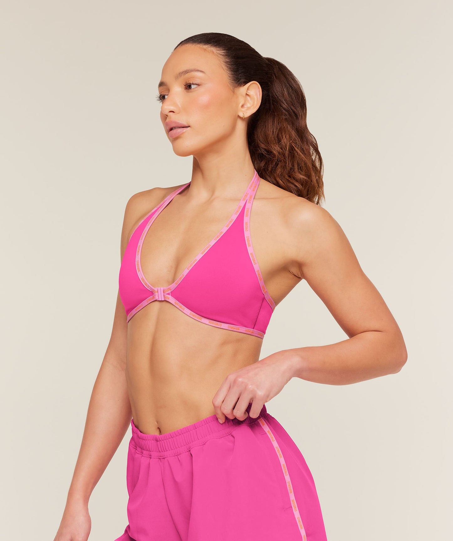 Micro Logo Clasp Minimal Bra - US 8274