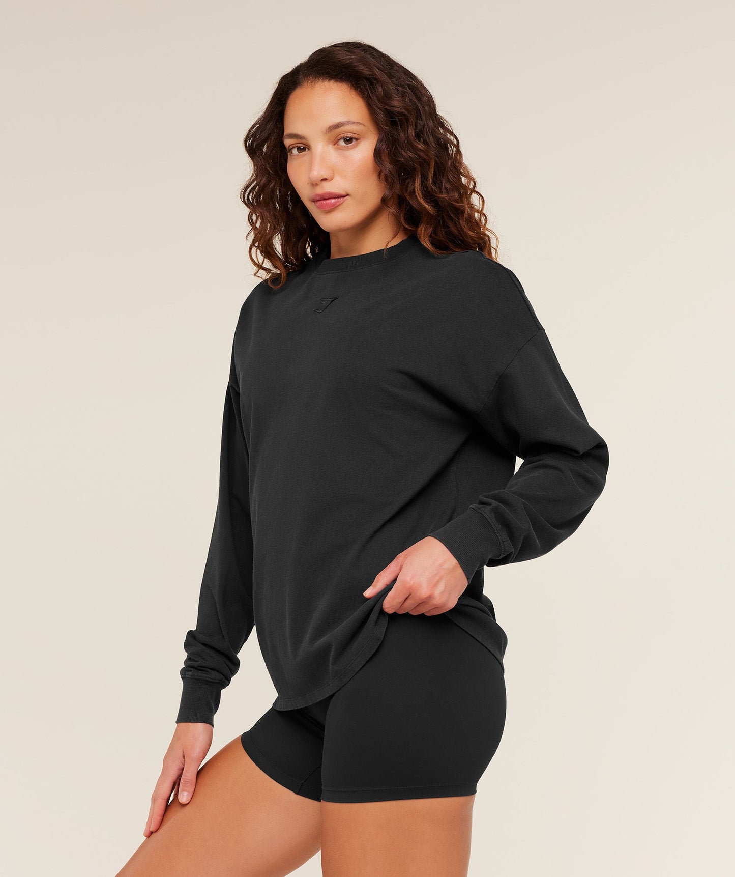 Power Washed Long Sleeve Top - US 8561