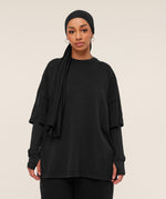 Pump Cover Structured Fleece Top - US 8216