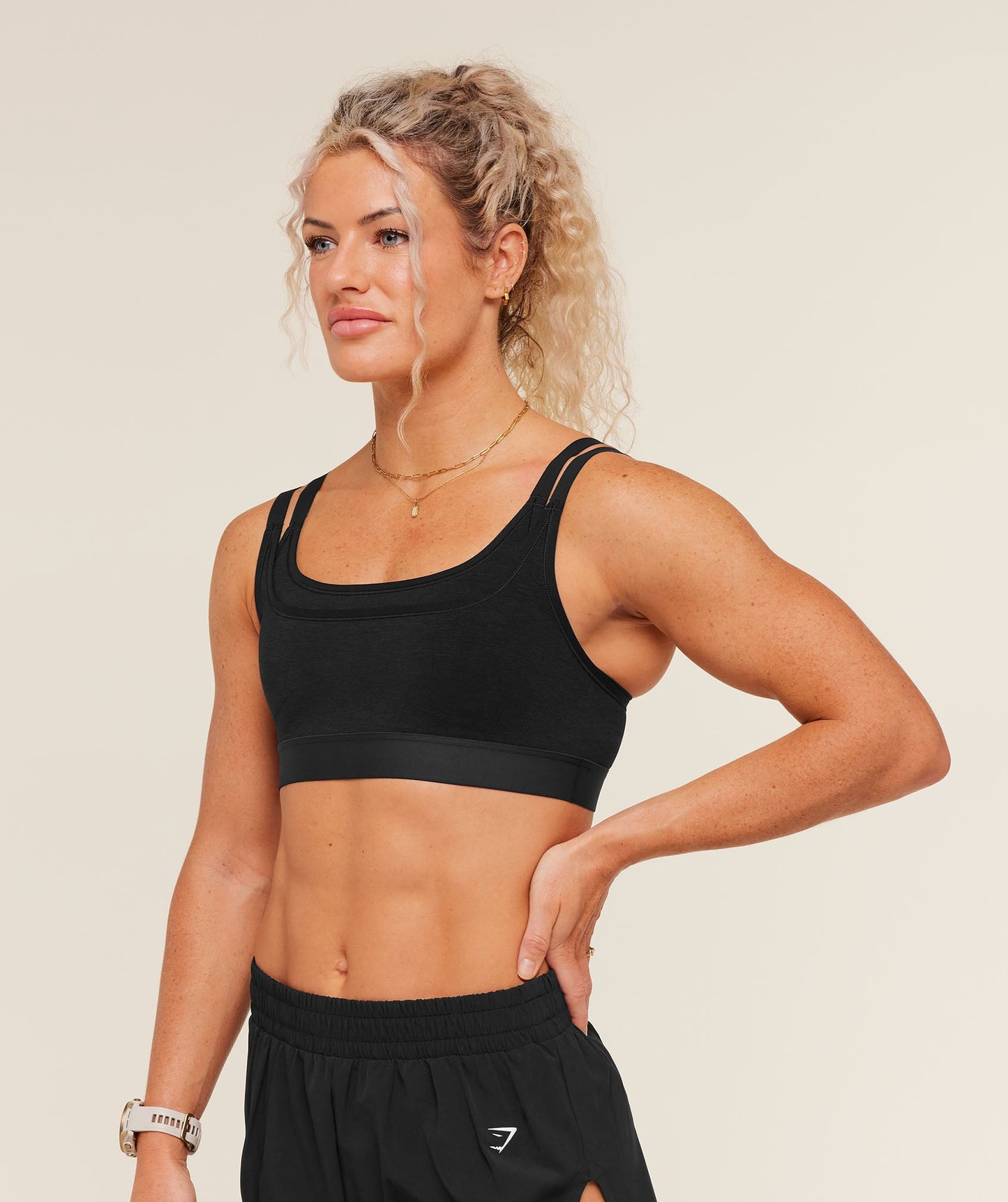 Interval Seamless Medium Support Sports Bra - US 0069