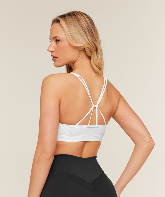 Ruched Strappy Sports Bra - US 1675
