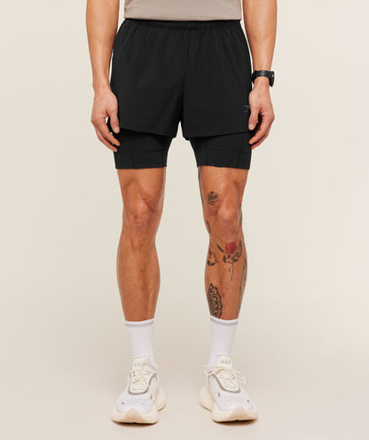Running Elite 2 in 1 5\" Shorts - US 8141