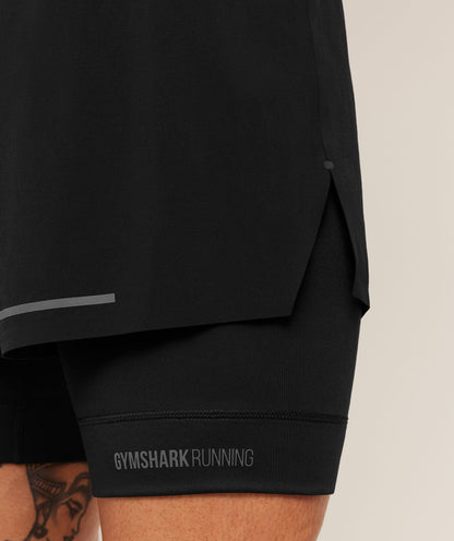 Running Elite 2 in 1 5\" Shorts - US 8141