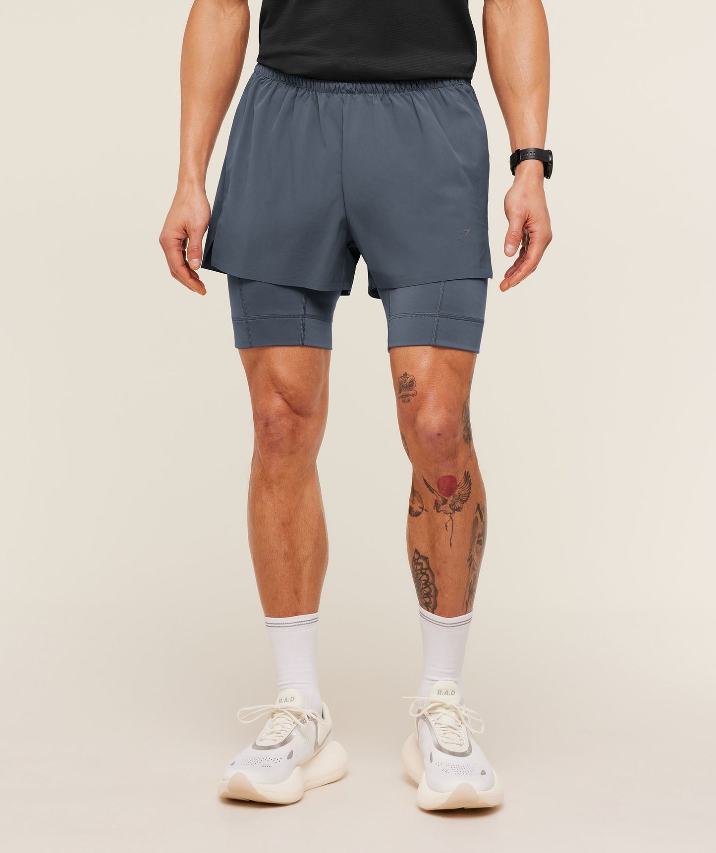 Running Elite 2 in 1 5\" Shorts - US 1577