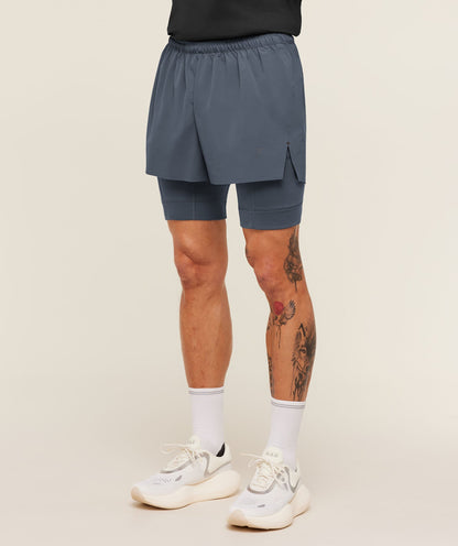 Running Elite 2 in 1 5\" Shorts - US 1577