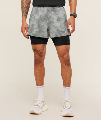 Running Elite 2 in 1 5\" Shorts - US 1489