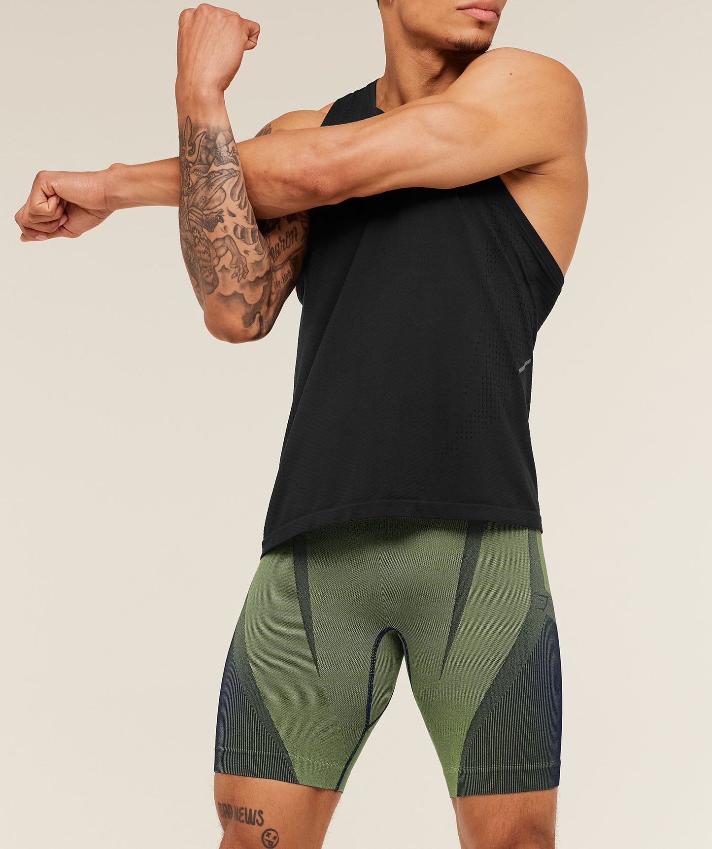 Seamless Running Half Tight - US 8173