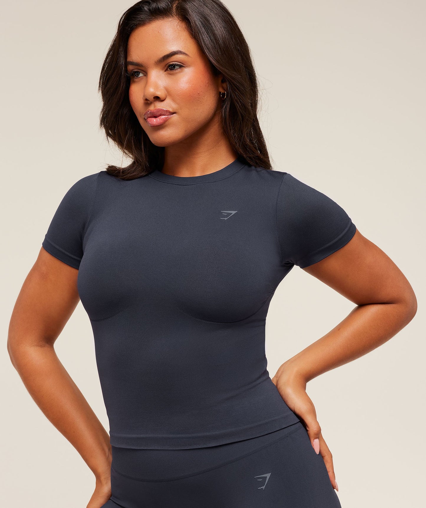 Soft Sculpt Short Sleeve Midi Top - US 5862