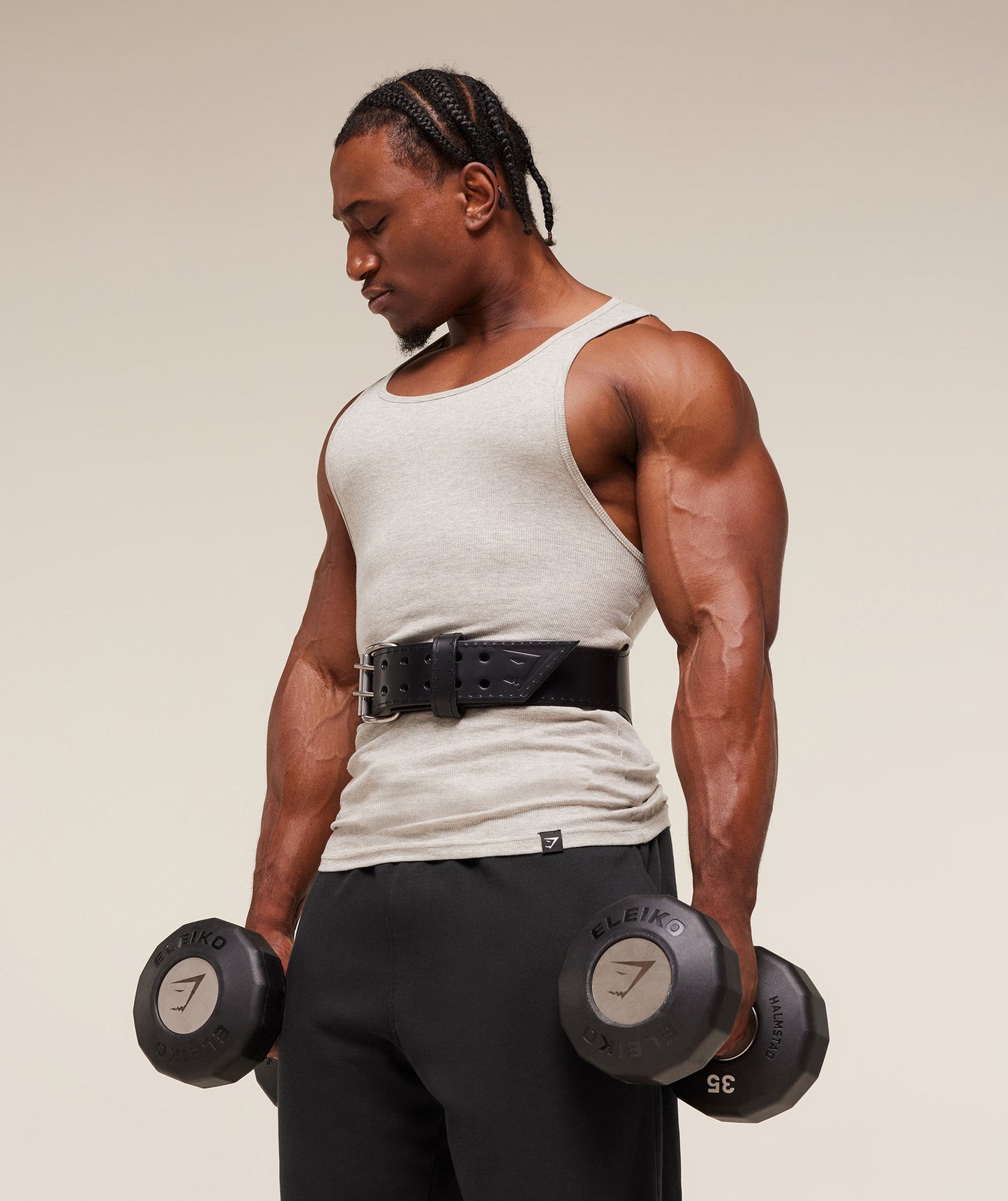 Tapered Double Prong Lifting Belt - US 5367