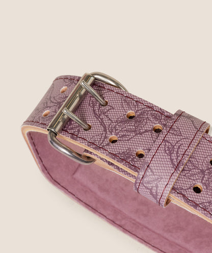 Lace Graphic Tapered Lifting Belt - US 7726
