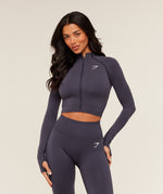 Vital Seamless Midi Zip 2.0 Pullover - US 7567