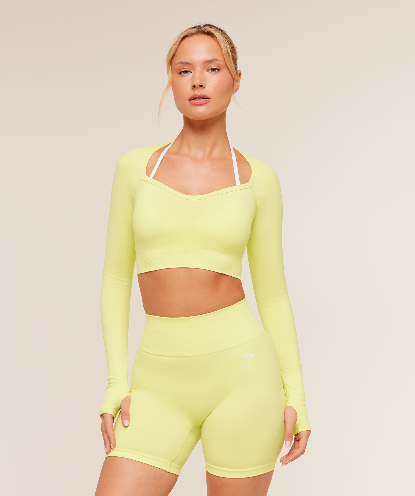 Vital Sweetheart Neck Crop Top - US 5036