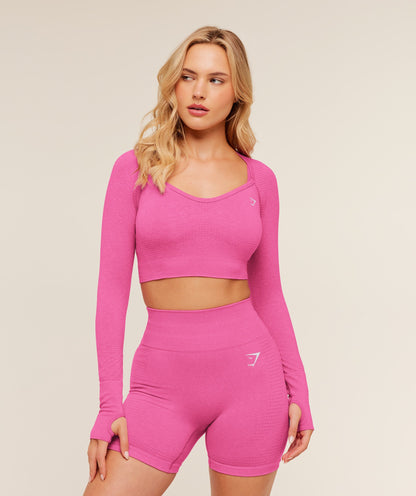 Vital Sweetheart Neck Crop Top - US 5036