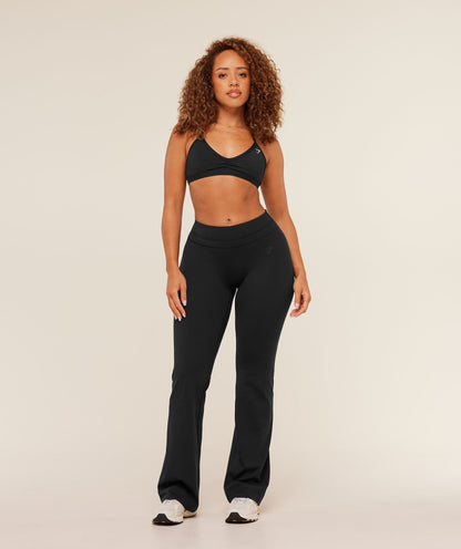 Whitney Mid-High Rise Flared Leggings - US 5437